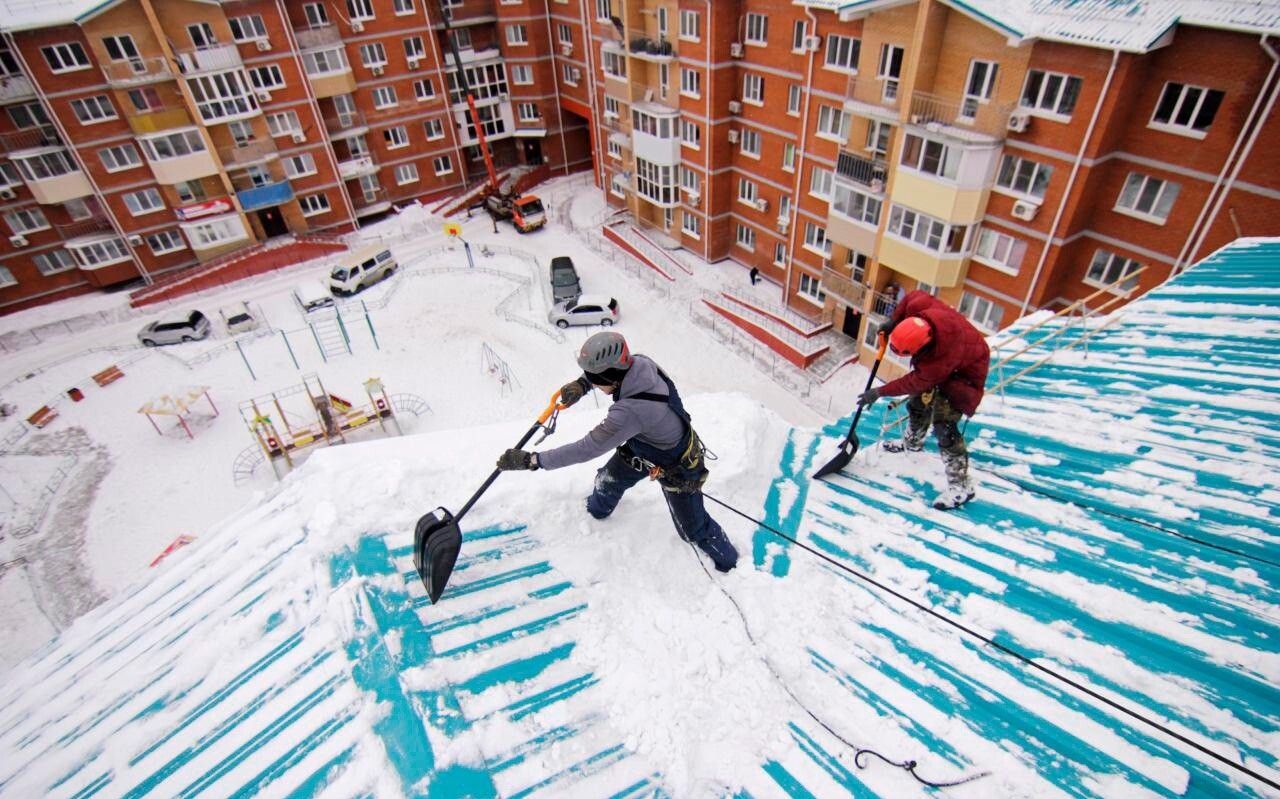 Чистка крыши