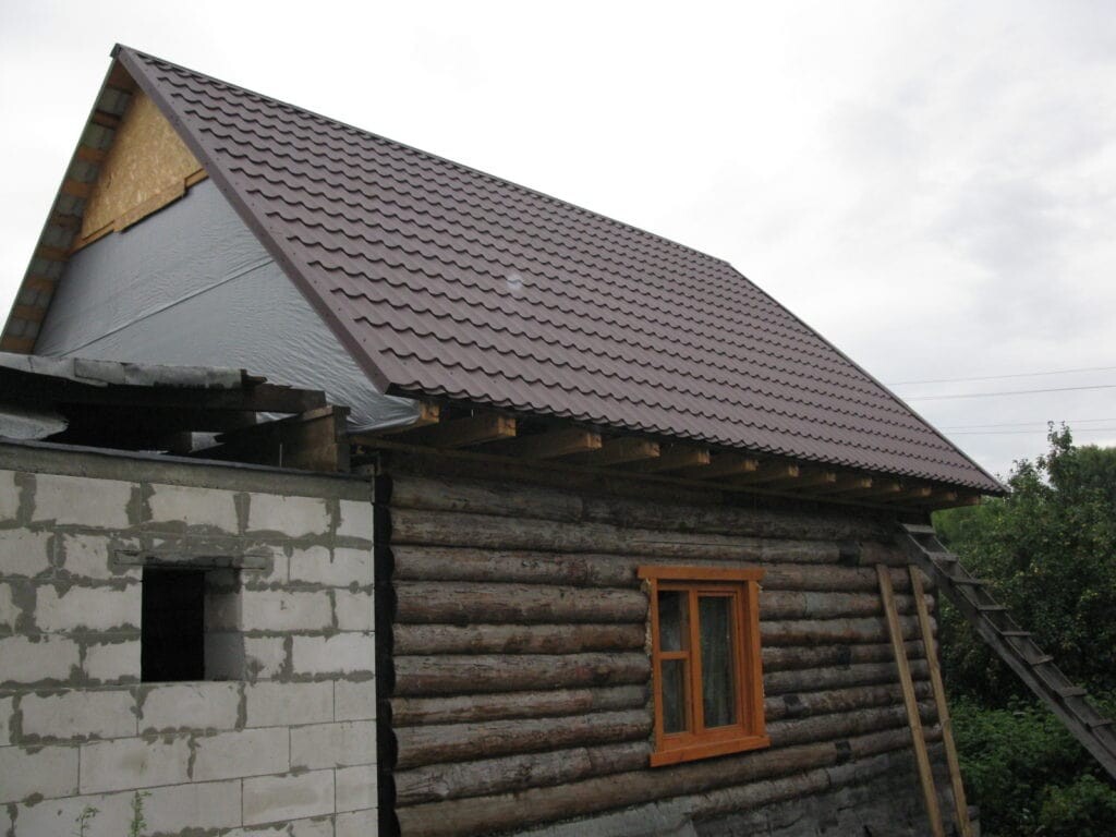 Ремонт крыши на даче