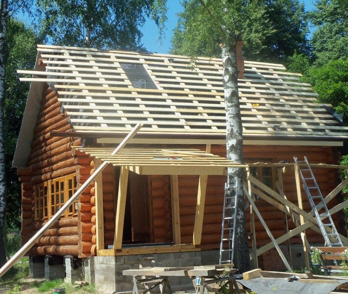 Замена дачной крыши