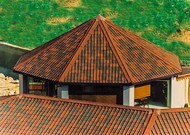 Шатровая ондулиновая крыша